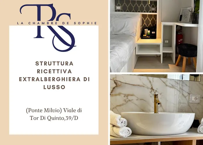 Apartament Ponte Milvio & Parking- La De Sophie *